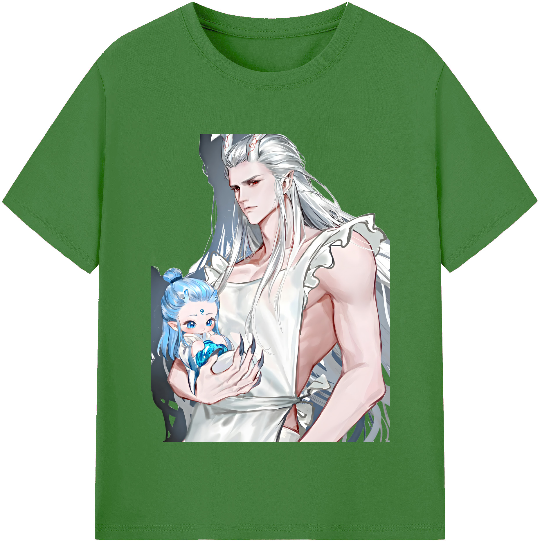 （画像用） Ne Zha 2 ナタ 魔童の大暴れ レディースカジュアルプリントTシャツ（綿100％）